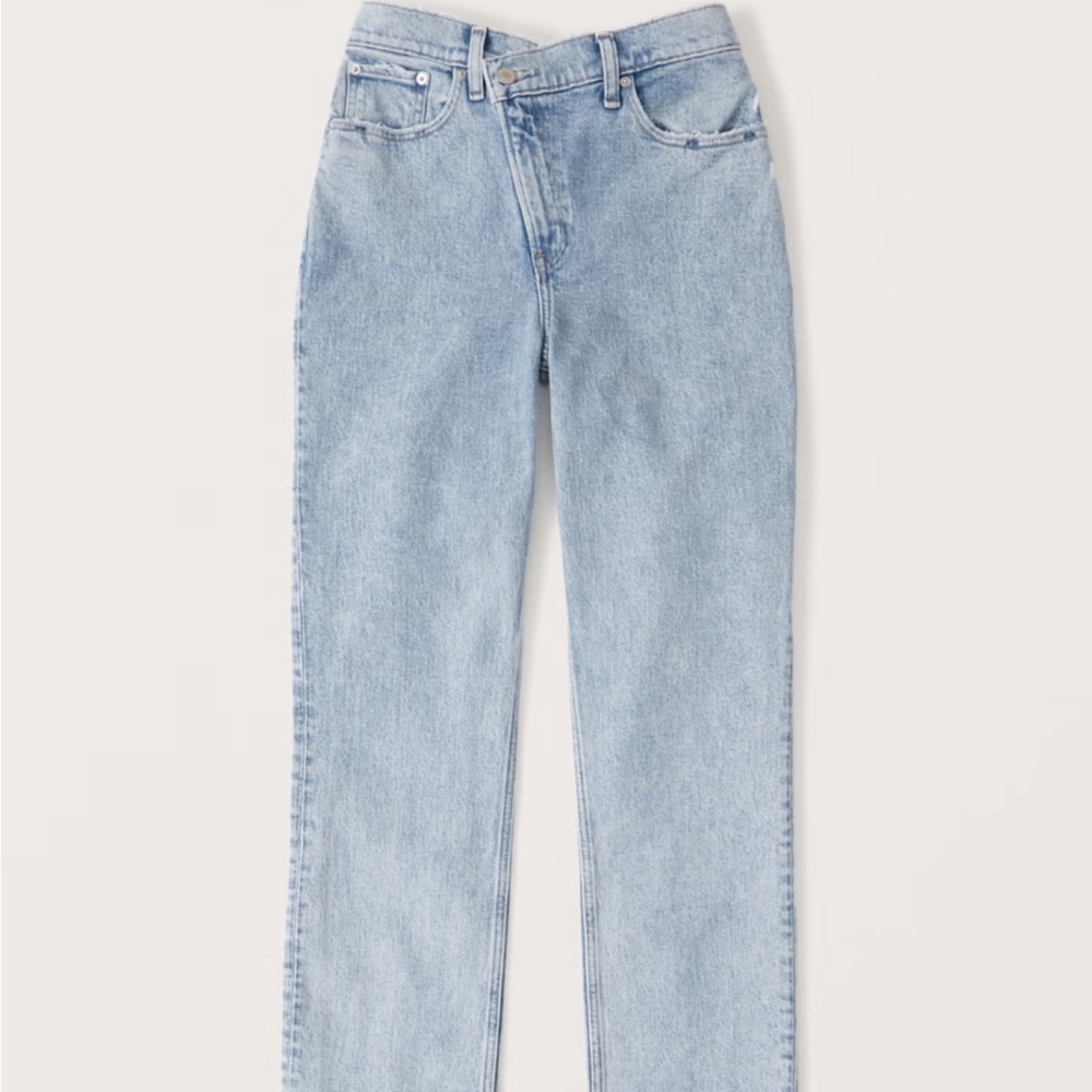 Criss cross waistband curve love Abercrombie